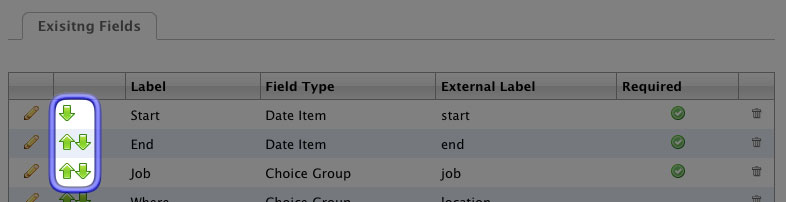 Field Ordering